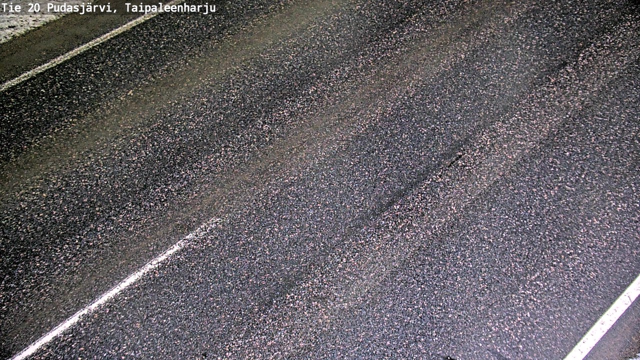 Kelikamerat Kuva Tie 20 Pudasjärvi, Taipaleenharju, Pudasjärvi, Pohjois-Pohjanmaa