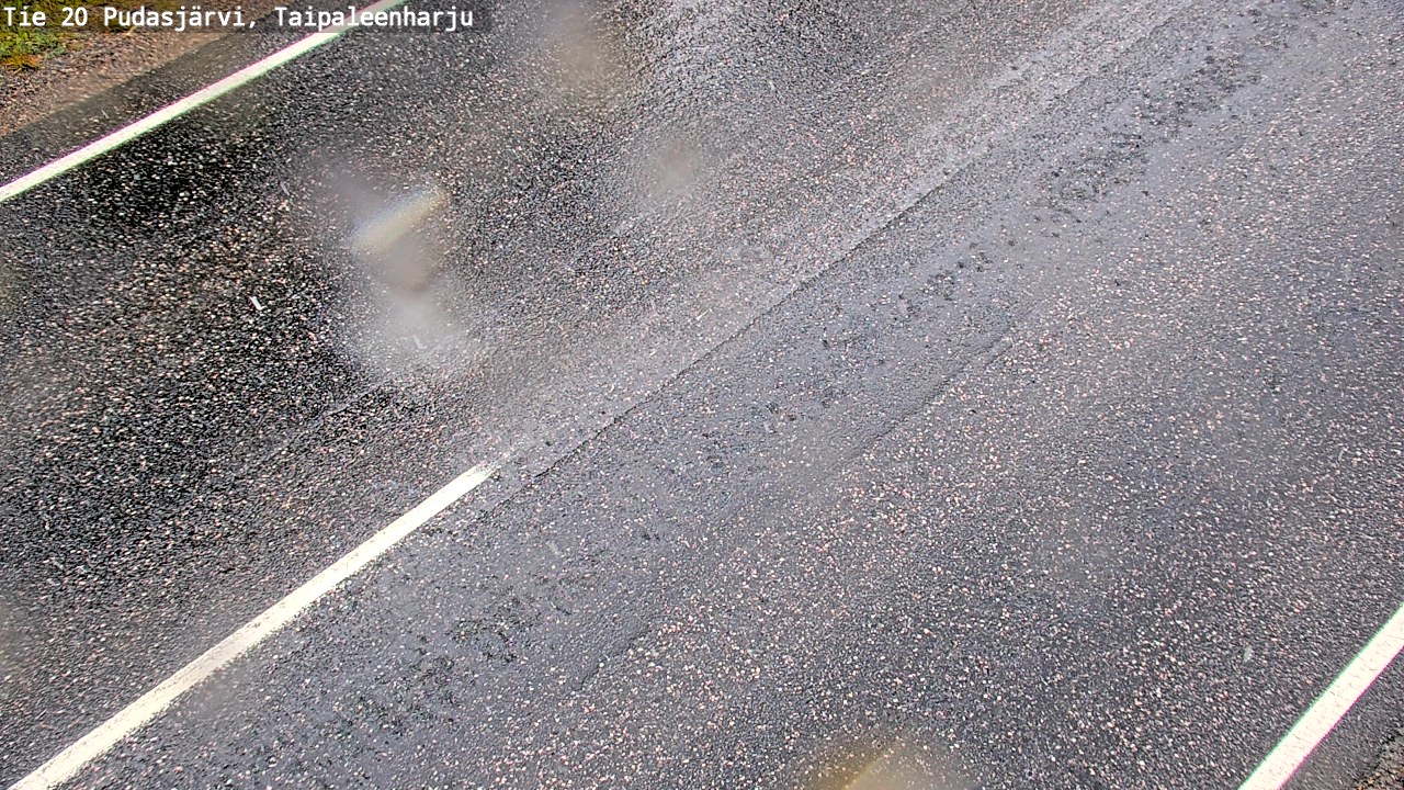 Weather Camera Image Väg 20 Pudasjärvi, Taipaleenharju, Pudasjärvi, Pohjois-Pohjanmaa