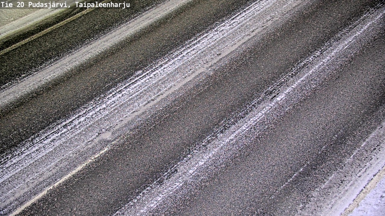 Kelikamerat Kuva Tie 20 Pudasjärvi, Taipaleenharju, Pudasjärvi, Pohjois-Pohjanmaa