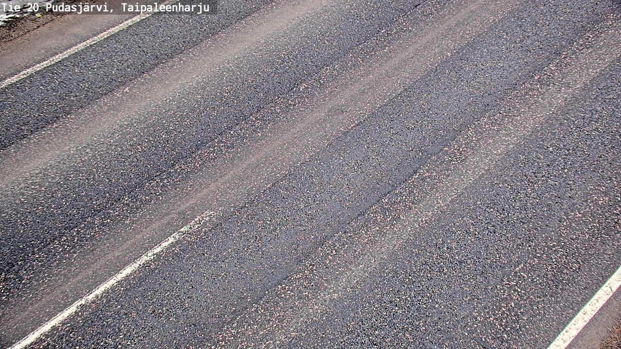 Kelikamerat Kuva Tie 20 Pudasjärvi, Taipaleenharju, Pudasjärvi, Pohjois-Pohjanmaa