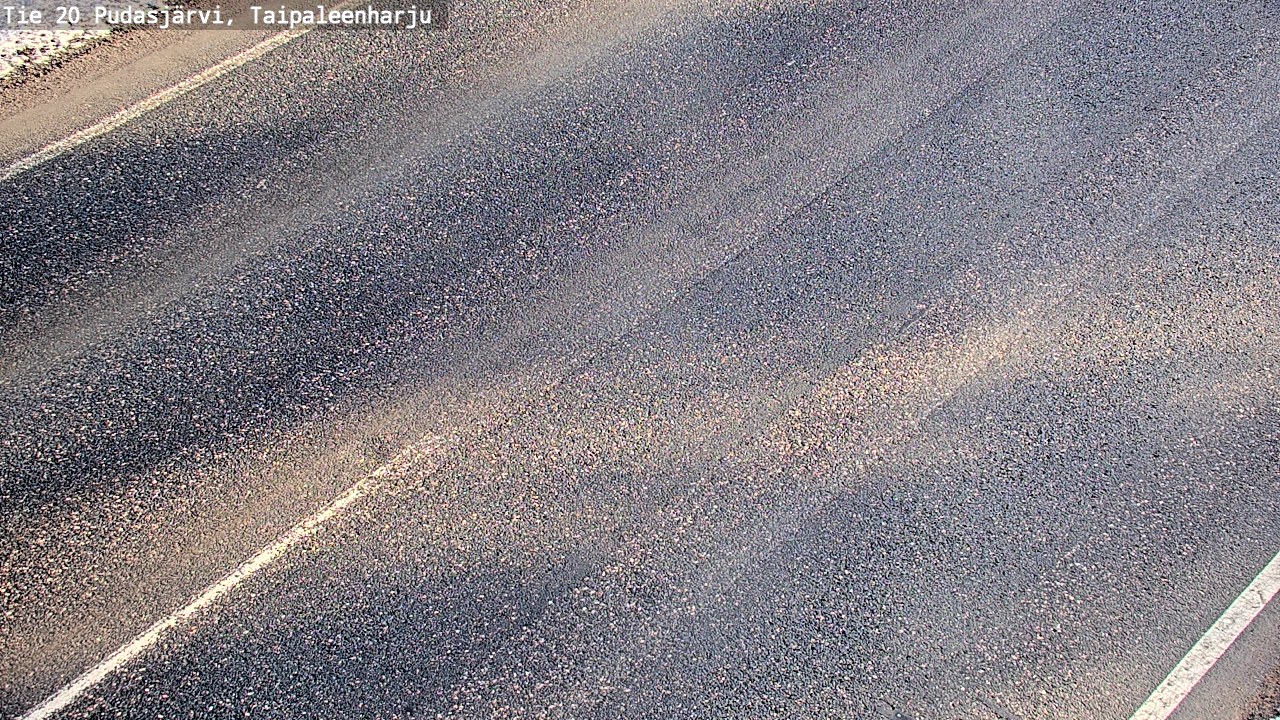 Kelikamerat Kuva Tie 20 Pudasjärvi, Taipaleenharju, Pudasjärvi, Pohjois-Pohjanmaa