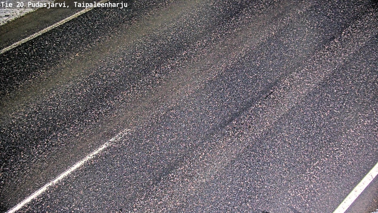 Kelikamerat Kuva Tie 20 Pudasjärvi, Taipaleenharju, Pudasjärvi, Pohjois-Pohjanmaa
