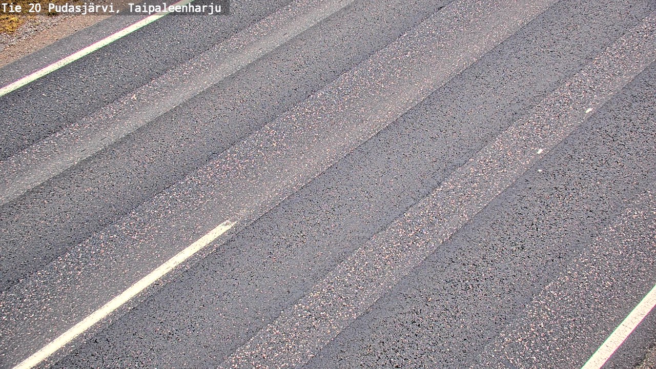 Kelikamerat Kuva Tie 20 Pudasjärvi, Taipaleenharju, Pudasjärvi, Pohjois-Pohjanmaa