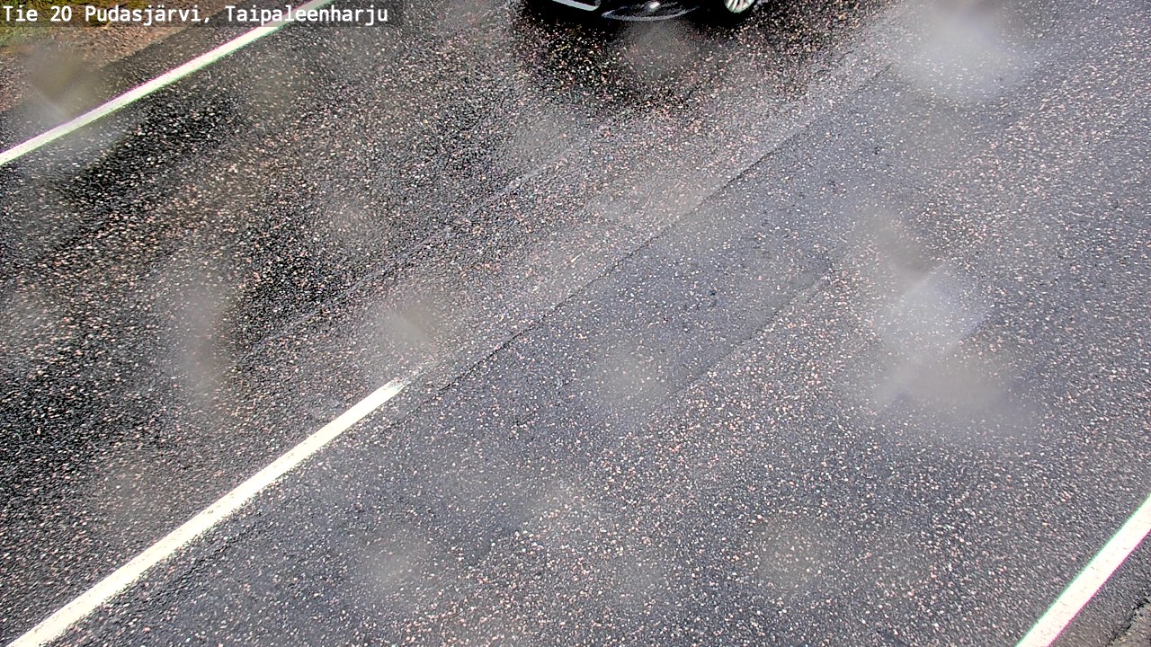 Weather Camera Image Väg 20 Pudasjärvi, Taipaleenharju, Pudasjärvi, Pohjois-Pohjanmaa