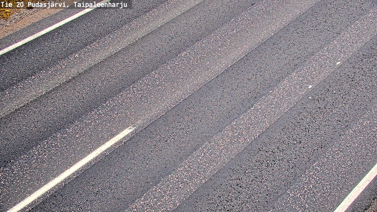 Kelikamerat Kuva Tie 20 Pudasjärvi, Taipaleenharju, Pudasjärvi, Pohjois-Pohjanmaa