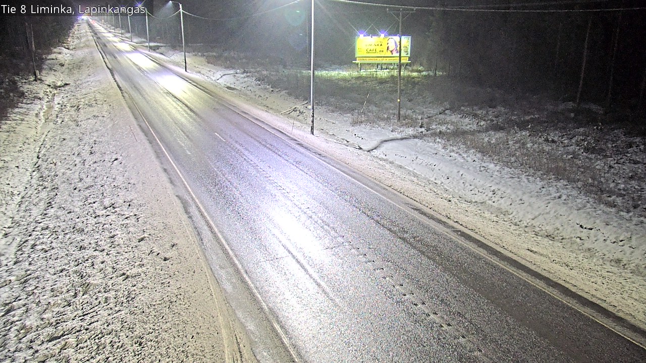 Weather Camera Image Väg 8 Liminka, Lapinkangas, Liminka, Pohjois-Pohjanmaa