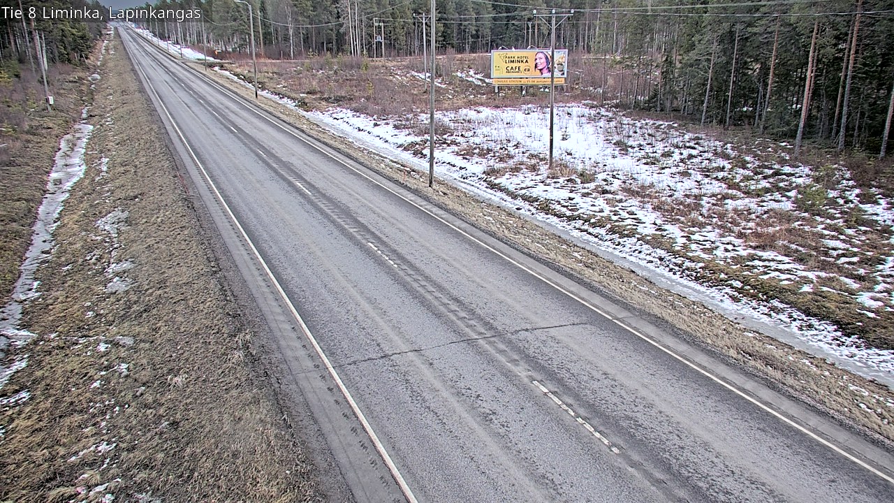 Weather Camera Image Road 8 Liminka, Lapinkangas, Liminka, Pohjois-Pohjanmaa