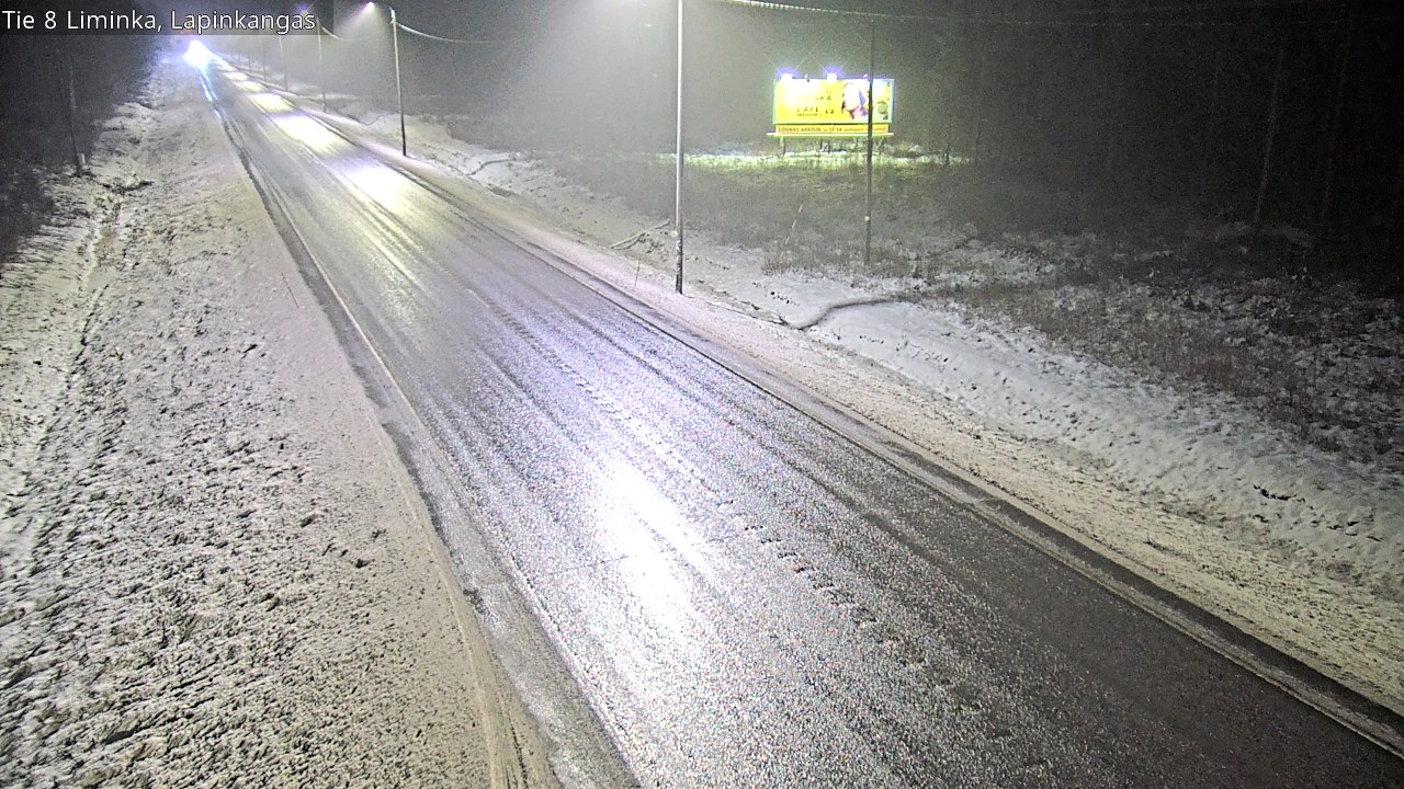 Weather Camera Image Väg 8 Liminka, Lapinkangas, Liminka, Pohjois-Pohjanmaa