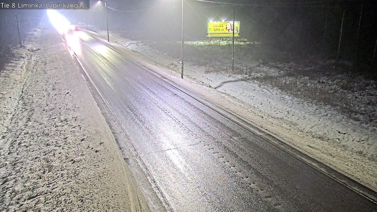 Weather Camera Image Väg 8 Liminka, Lapinkangas, Liminka, Pohjois-Pohjanmaa