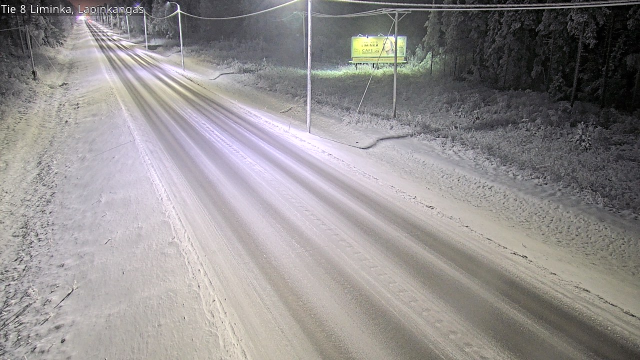 Weather Camera Image Road 8 Liminka, Lapinkangas, Liminka, Pohjois-Pohjanmaa