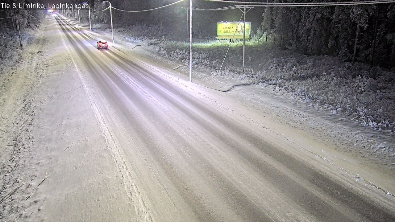 Weather Camera Image Road 8 Liminka, Lapinkangas, Liminka, Pohjois-Pohjanmaa