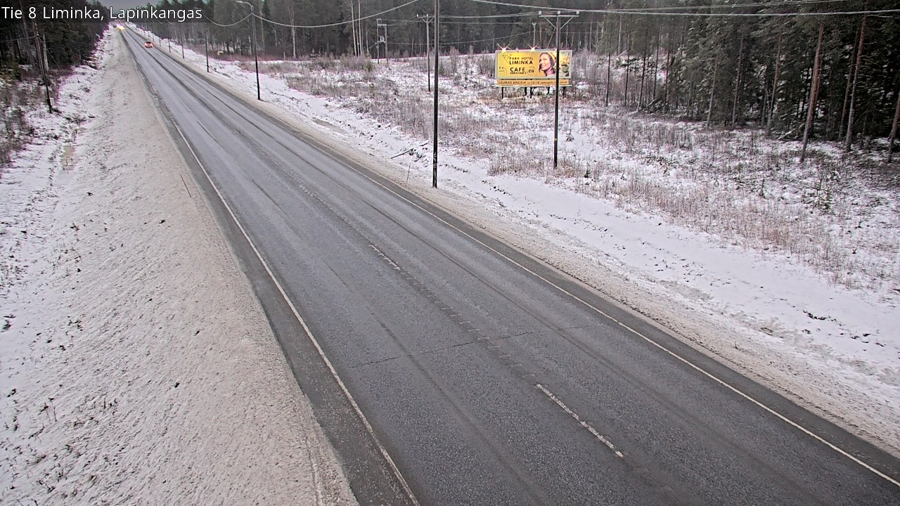 Weather Camera Image Väg 8 Liminka, Lapinkangas, Liminka, Pohjois-Pohjanmaa