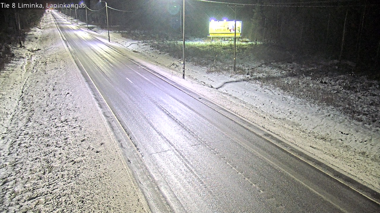 Weather Camera Image Road 8 Liminka, Lapinkangas, Liminka, Pohjois-Pohjanmaa