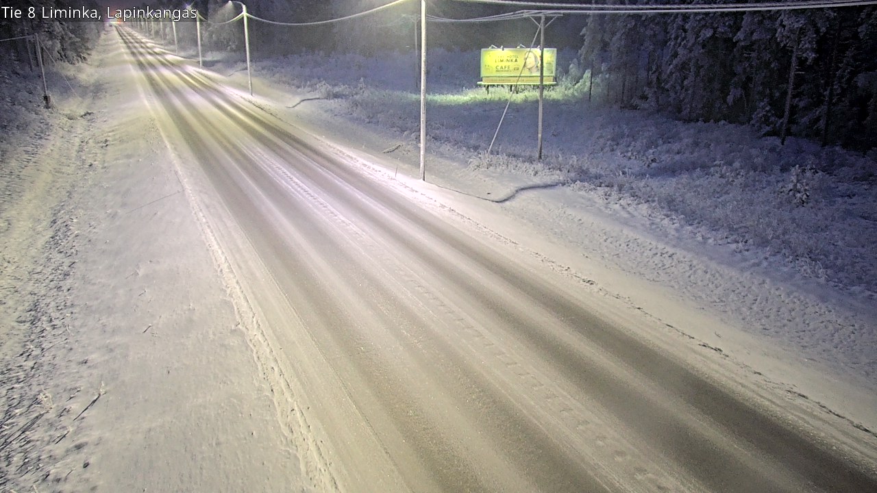 Weather Camera Image Road 8 Liminka, Lapinkangas, Liminka, Pohjois-Pohjanmaa