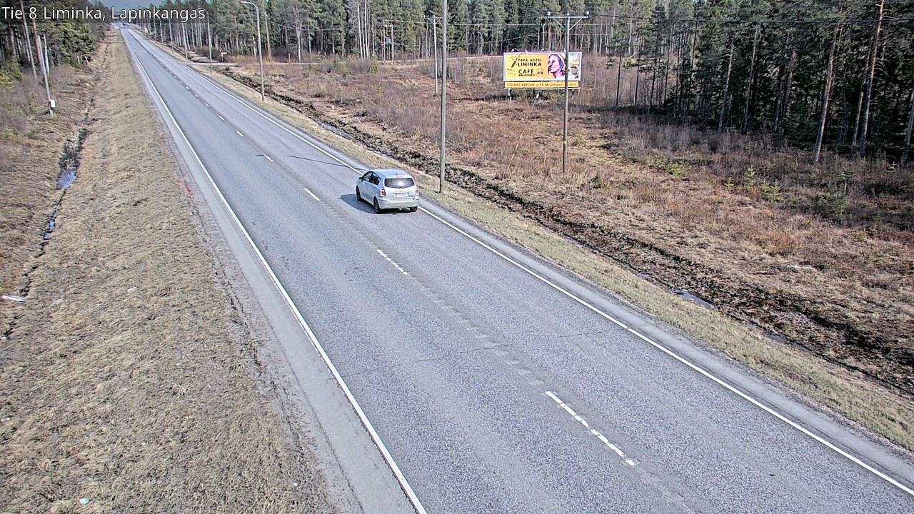 Weather Camera Image Väg 8 Liminka, Lapinkangas, Liminka, Pohjois-Pohjanmaa