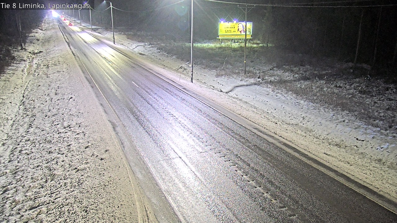 Weather Camera Image Väg 8 Liminka, Lapinkangas, Liminka, Pohjois-Pohjanmaa