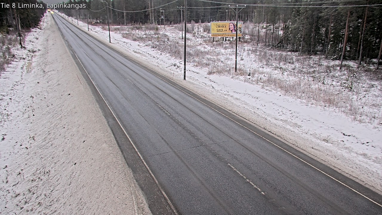 Weather Camera Image Väg 8 Liminka, Lapinkangas, Liminka, Pohjois-Pohjanmaa