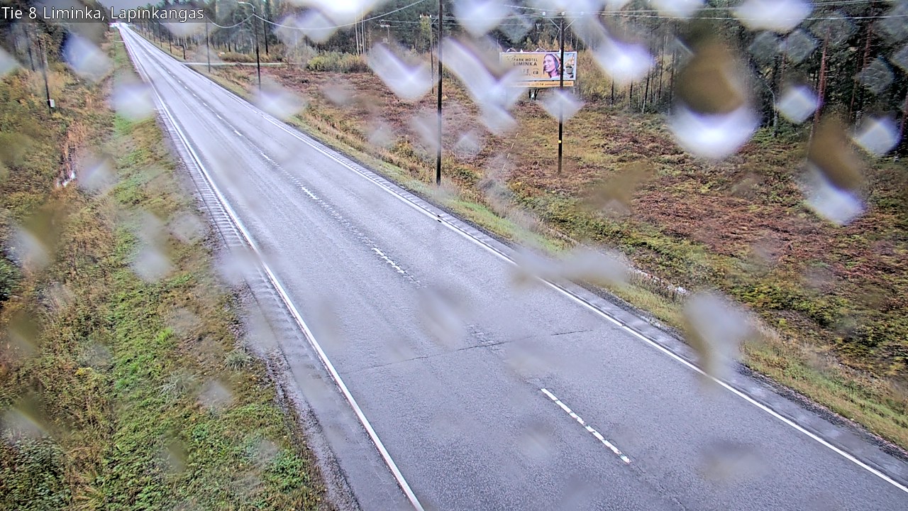 Weather Camera Image Road 8 Liminka, Lapinkangas, Liminka, Pohjois-Pohjanmaa