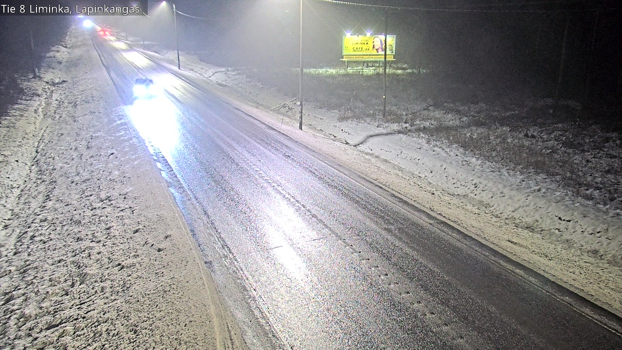 Weather Camera Image Väg 8 Liminka, Lapinkangas, Liminka, Pohjois-Pohjanmaa