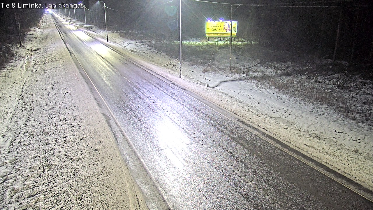 Weather Camera Image Väg 8 Liminka, Lapinkangas, Liminka, Pohjois-Pohjanmaa