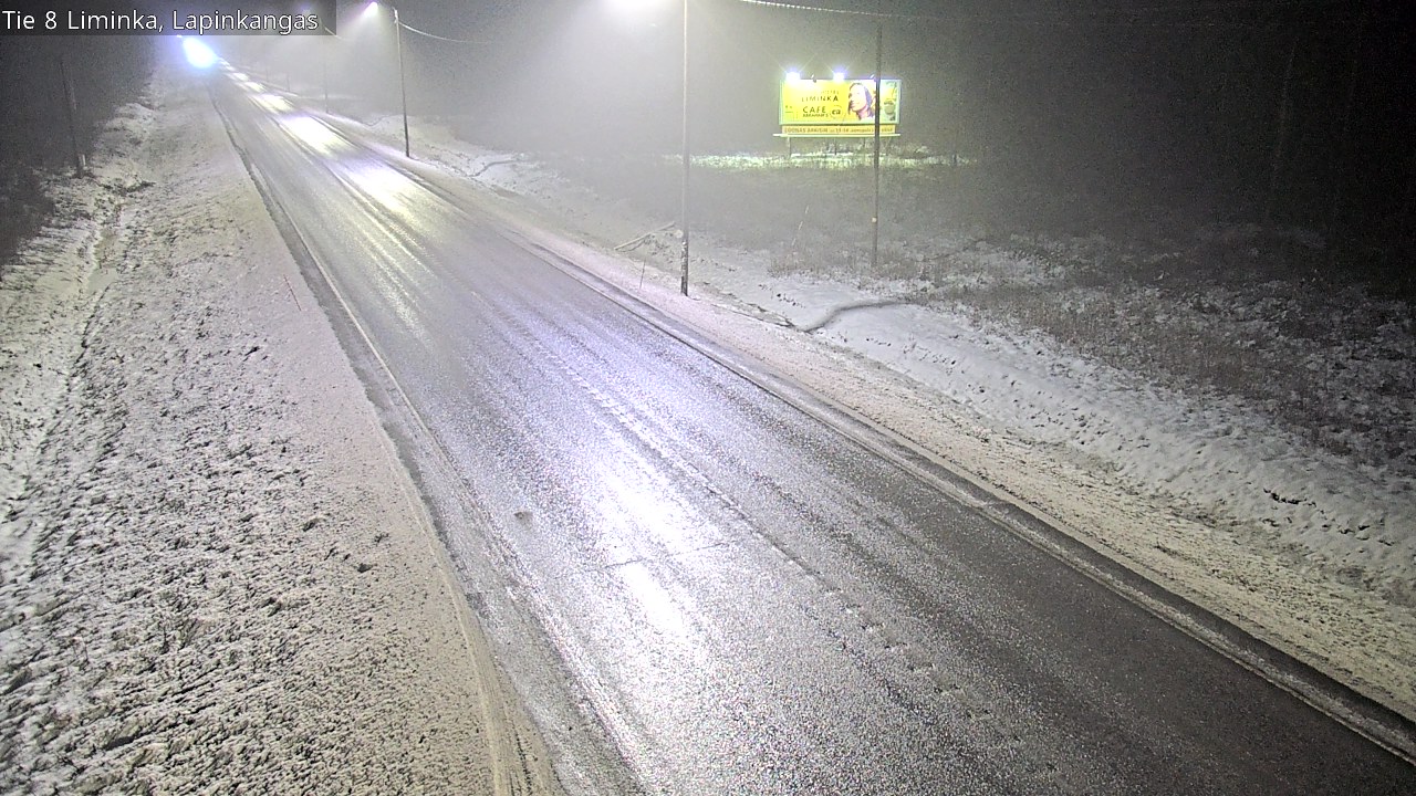 Weather Camera Image Väg 8 Liminka, Lapinkangas, Liminka, Pohjois-Pohjanmaa