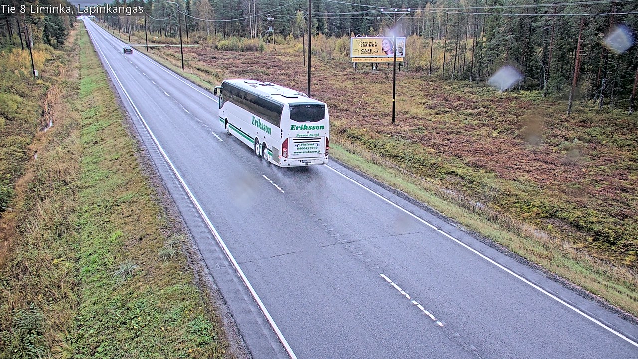 Weather Camera Image Road 8 Liminka, Lapinkangas, Liminka, Pohjois-Pohjanmaa