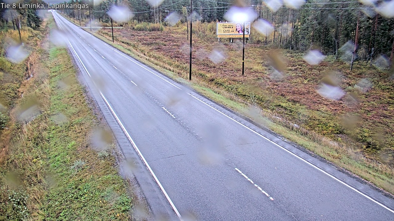 Weather Camera Image Road 8 Liminka, Lapinkangas, Liminka, Pohjois-Pohjanmaa
