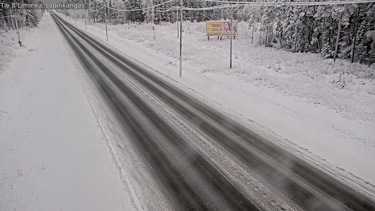 Weather Camera Image Road 8 Liminka, Lapinkangas, Liminka, Pohjois-Pohjanmaa