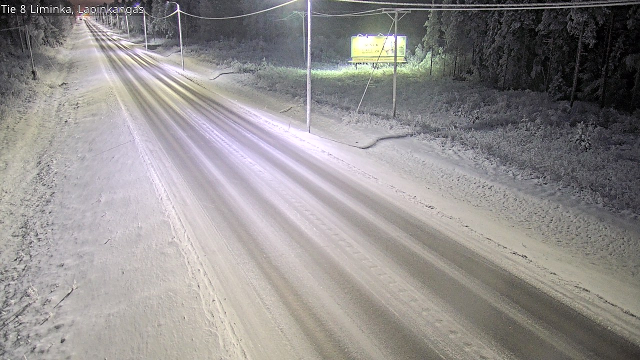 Weather Camera Image Väg 8 Liminka, Lapinkangas, Liminka, Pohjois-Pohjanmaa