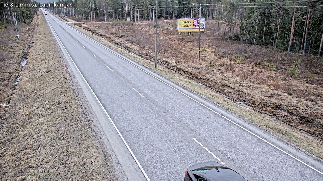 Weather Camera Image Väg 8 Liminka, Lapinkangas, Liminka, Pohjois-Pohjanmaa