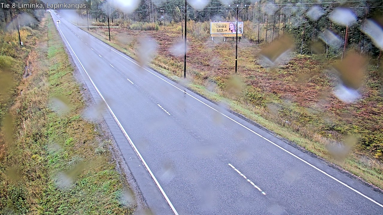 Weather Camera Image Road 8 Liminka, Lapinkangas, Liminka, Pohjois-Pohjanmaa