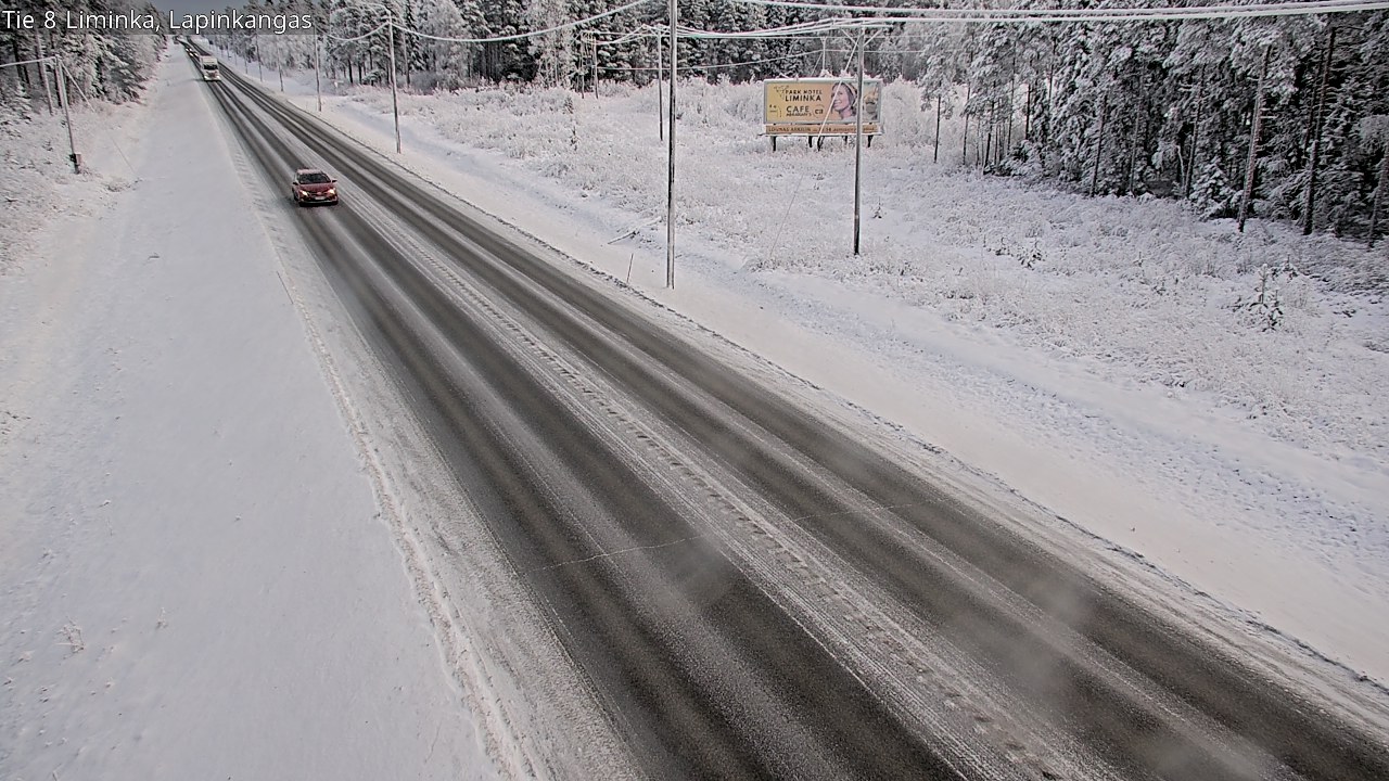 Weather Camera Image Road 8 Liminka, Lapinkangas, Liminka, Pohjois-Pohjanmaa