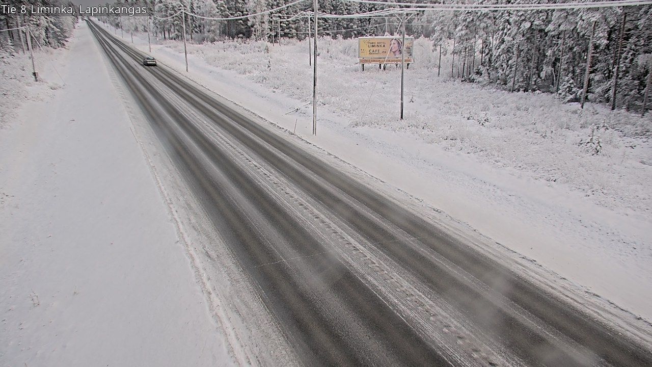 Weather Camera Image Road 8 Liminka, Lapinkangas, Liminka, Pohjois-Pohjanmaa