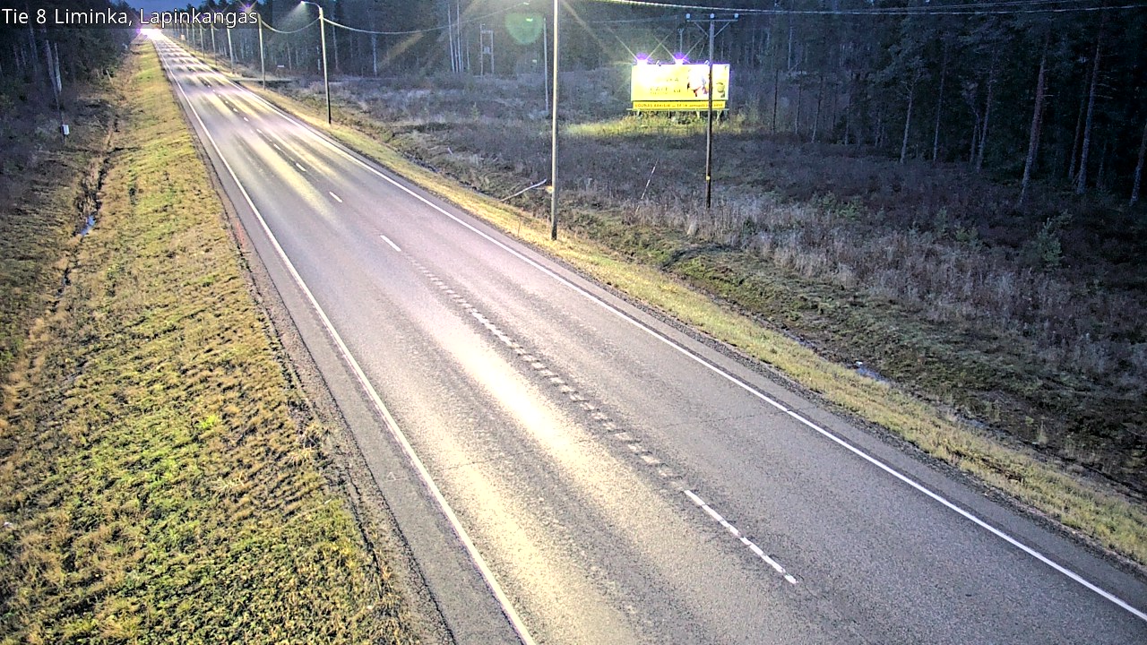 Kelikamerat Kuva Tie 8 Liminka, Lapinkangas, Liminka, Pohjois-Pohjanmaa