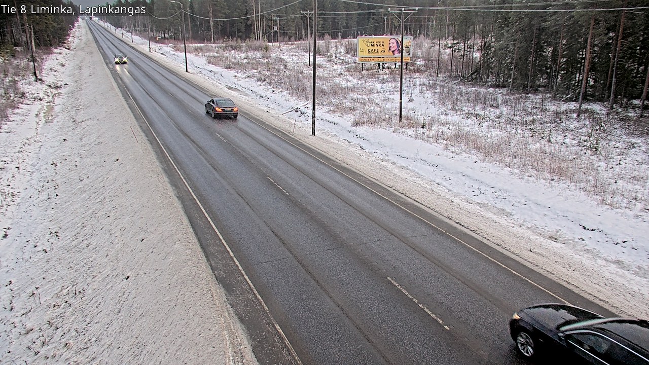 Weather Camera Image Road 8 Liminka, Lapinkangas, Liminka, Pohjois-Pohjanmaa