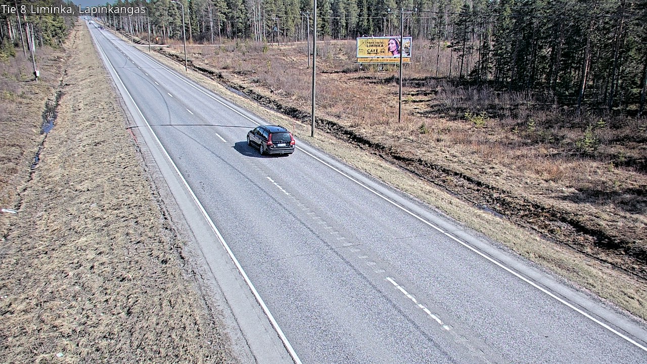 Weather Camera Image Väg 8 Liminka, Lapinkangas, Liminka, Pohjois-Pohjanmaa