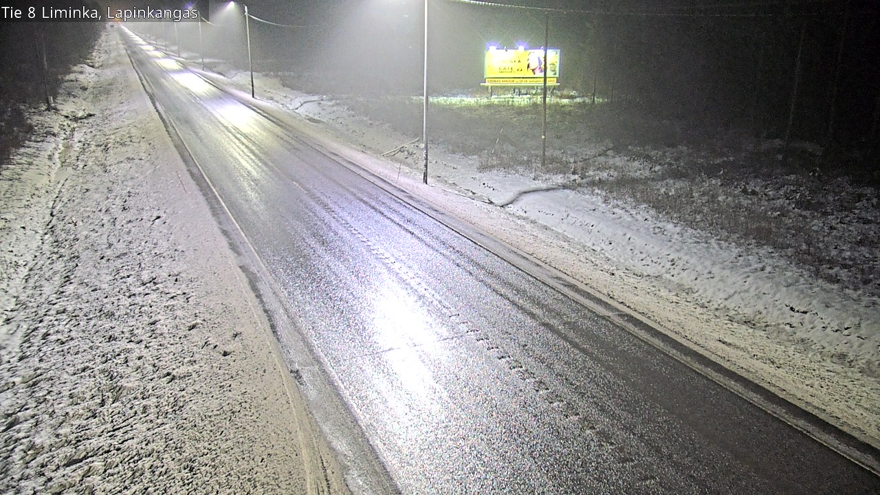 Weather Camera Image Väg 8 Liminka, Lapinkangas, Liminka, Pohjois-Pohjanmaa
