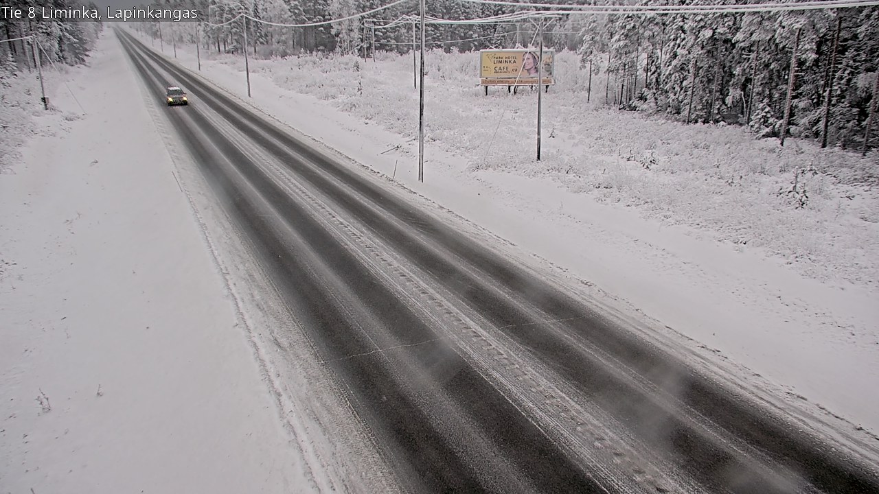 Weather Camera Image Road 8 Liminka, Lapinkangas, Liminka, Pohjois-Pohjanmaa