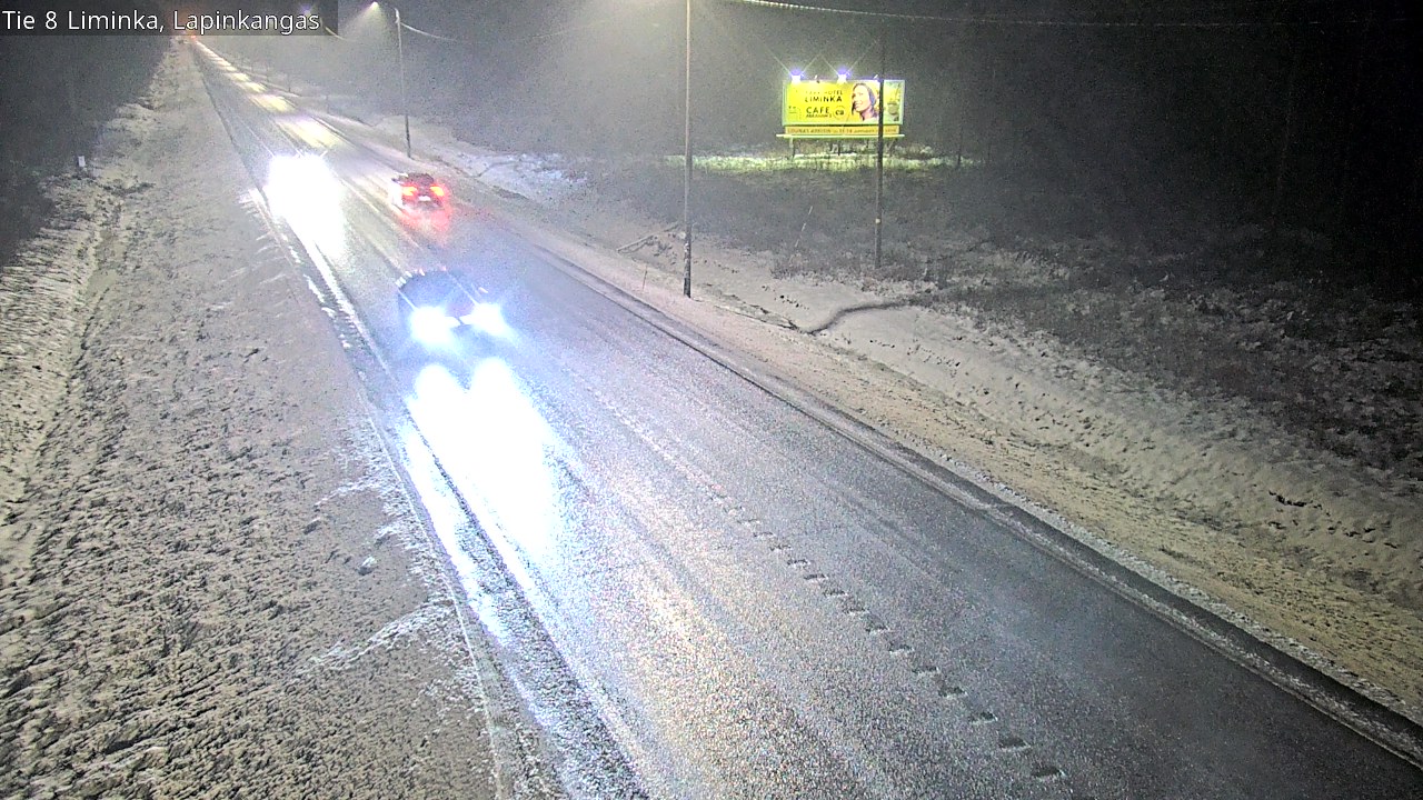 Weather Camera Image Väg 8 Liminka, Lapinkangas, Liminka, Pohjois-Pohjanmaa