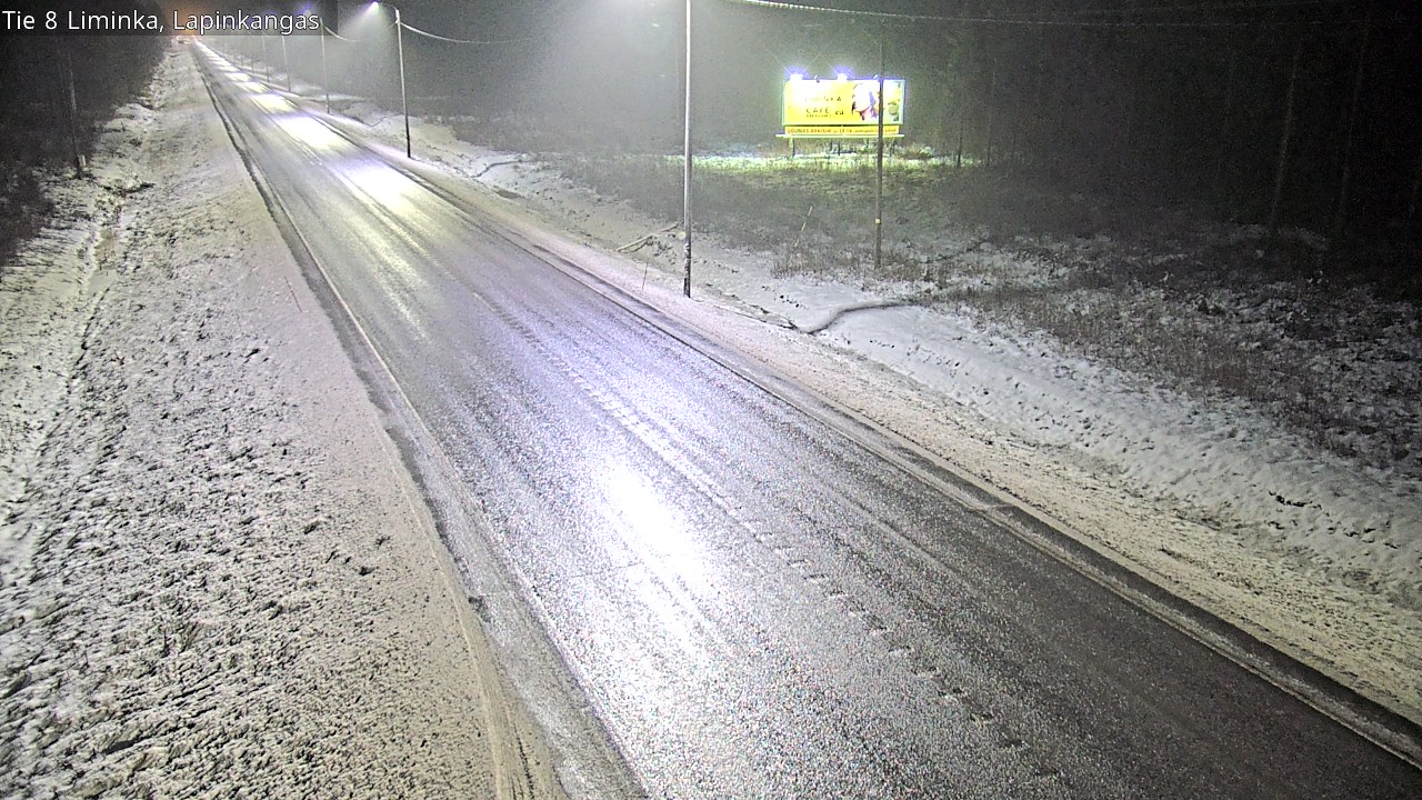 Weather Camera Image Väg 8 Liminka, Lapinkangas, Liminka, Pohjois-Pohjanmaa