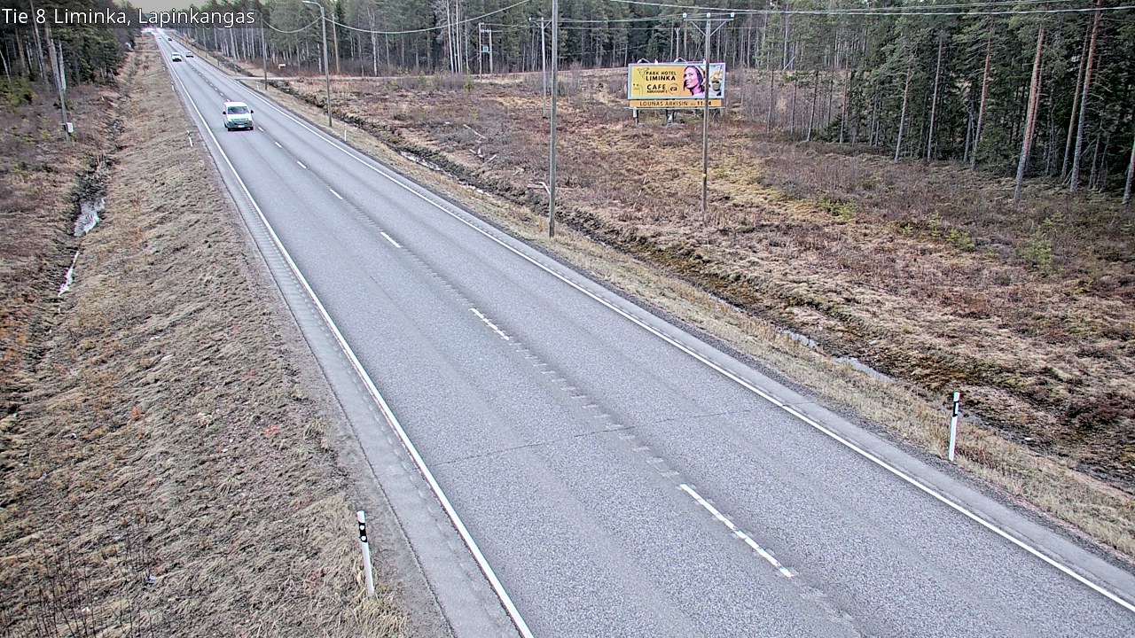 Weather Camera Image Väg 8 Liminka, Lapinkangas, Liminka, Pohjois-Pohjanmaa