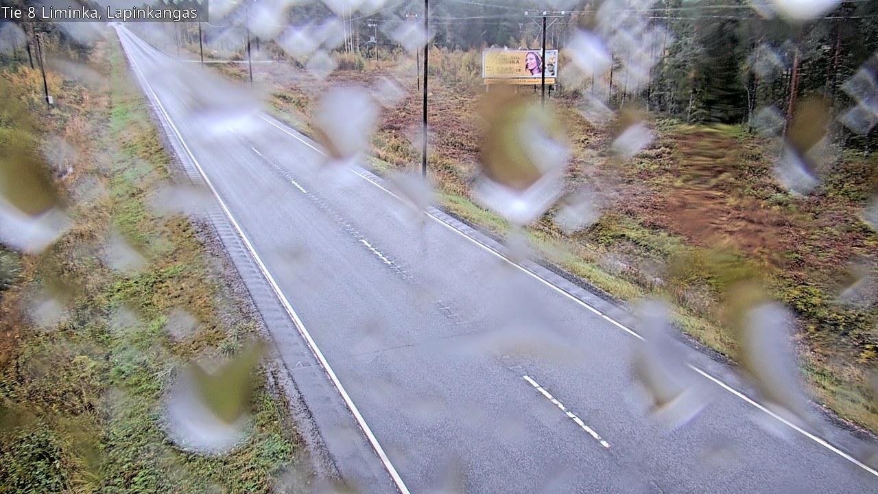 Weather Camera Image Road 8 Liminka, Lapinkangas, Liminka, Pohjois-Pohjanmaa