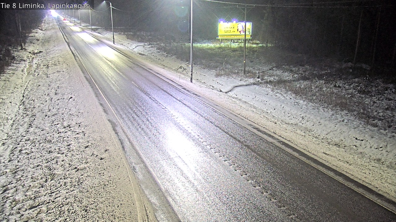 Weather Camera Image Väg 8 Liminka, Lapinkangas, Liminka, Pohjois-Pohjanmaa