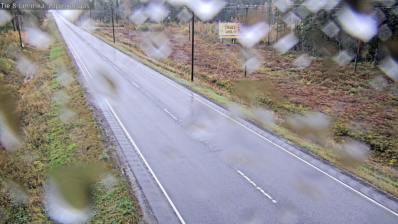 Weather Camera Image Road 8 Liminka, Lapinkangas, Liminka, Pohjois-Pohjanmaa