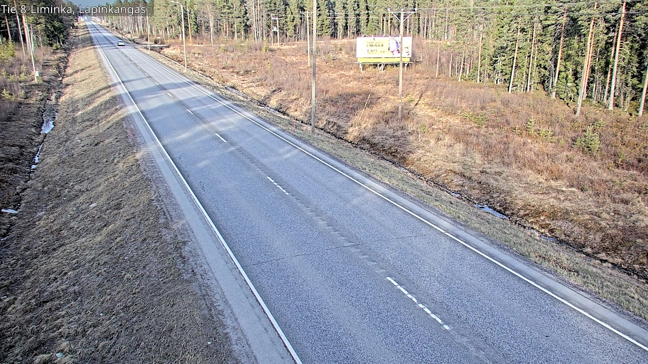 Weather Camera Image Väg 8 Liminka, Lapinkangas, Liminka, Pohjois-Pohjanmaa