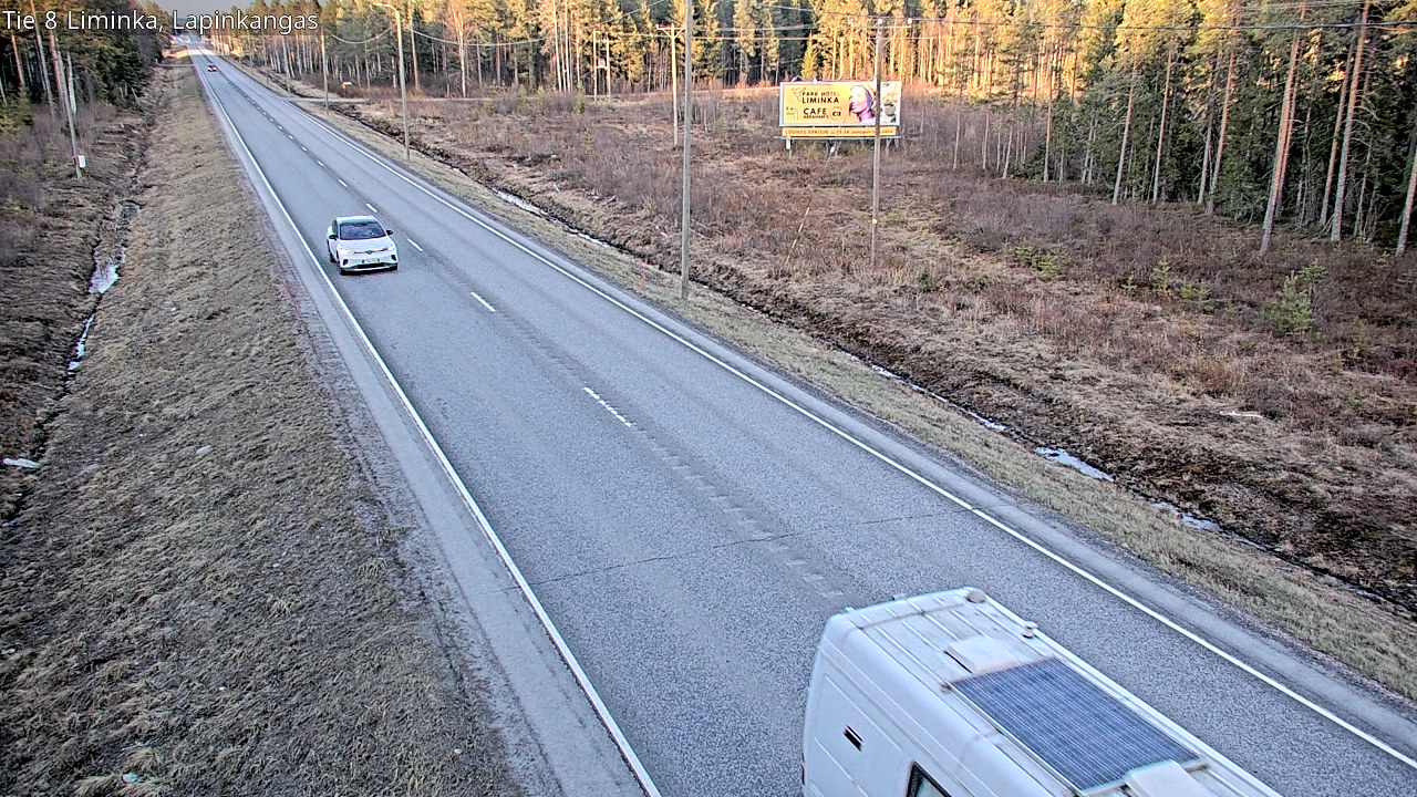 Weather Camera Image Väg 8 Liminka, Lapinkangas, Liminka, Pohjois-Pohjanmaa