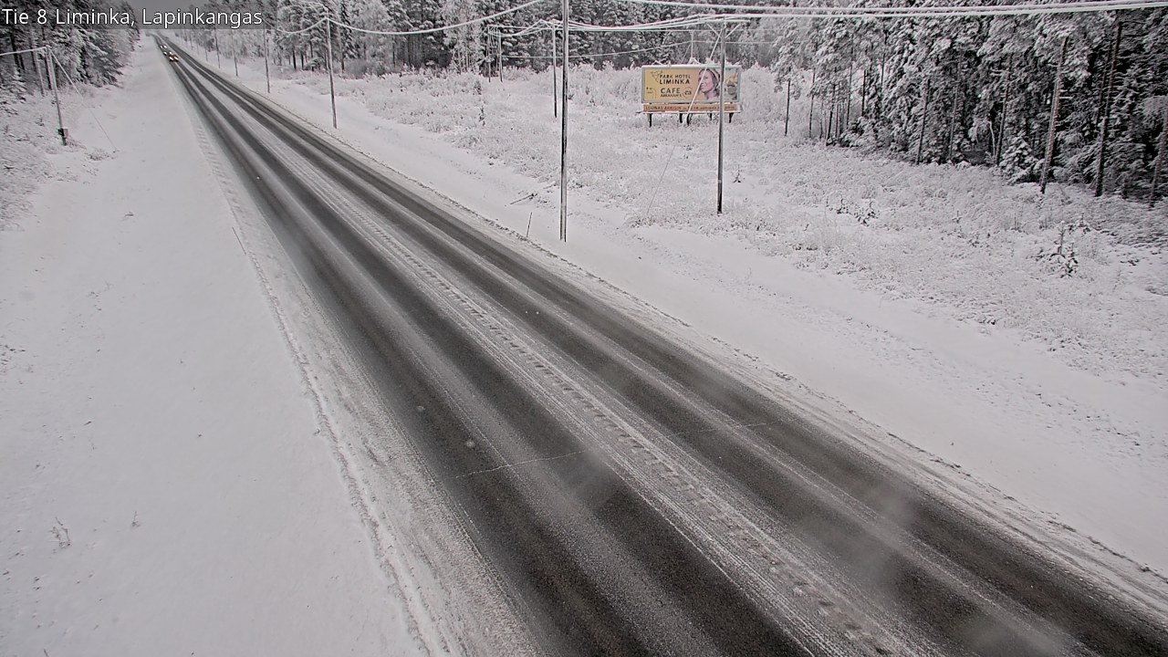 Weather Camera Image Road 8 Liminka, Lapinkangas, Liminka, Pohjois-Pohjanmaa