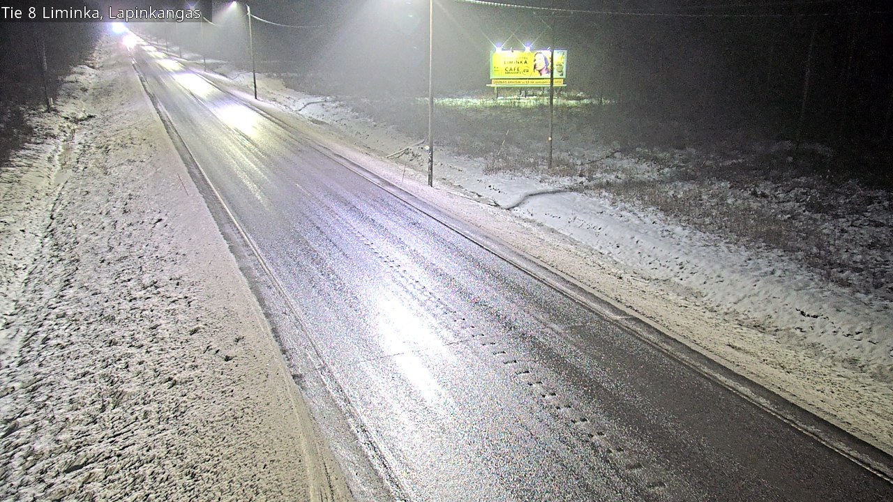 Weather Camera Image Väg 8 Liminka, Lapinkangas, Liminka, Pohjois-Pohjanmaa