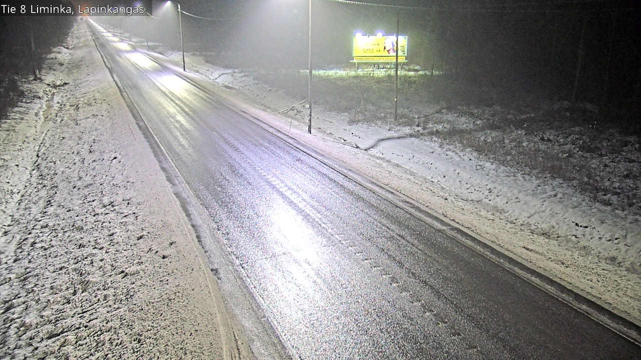 Weather Camera Image Väg 8 Liminka, Lapinkangas, Liminka, Pohjois-Pohjanmaa