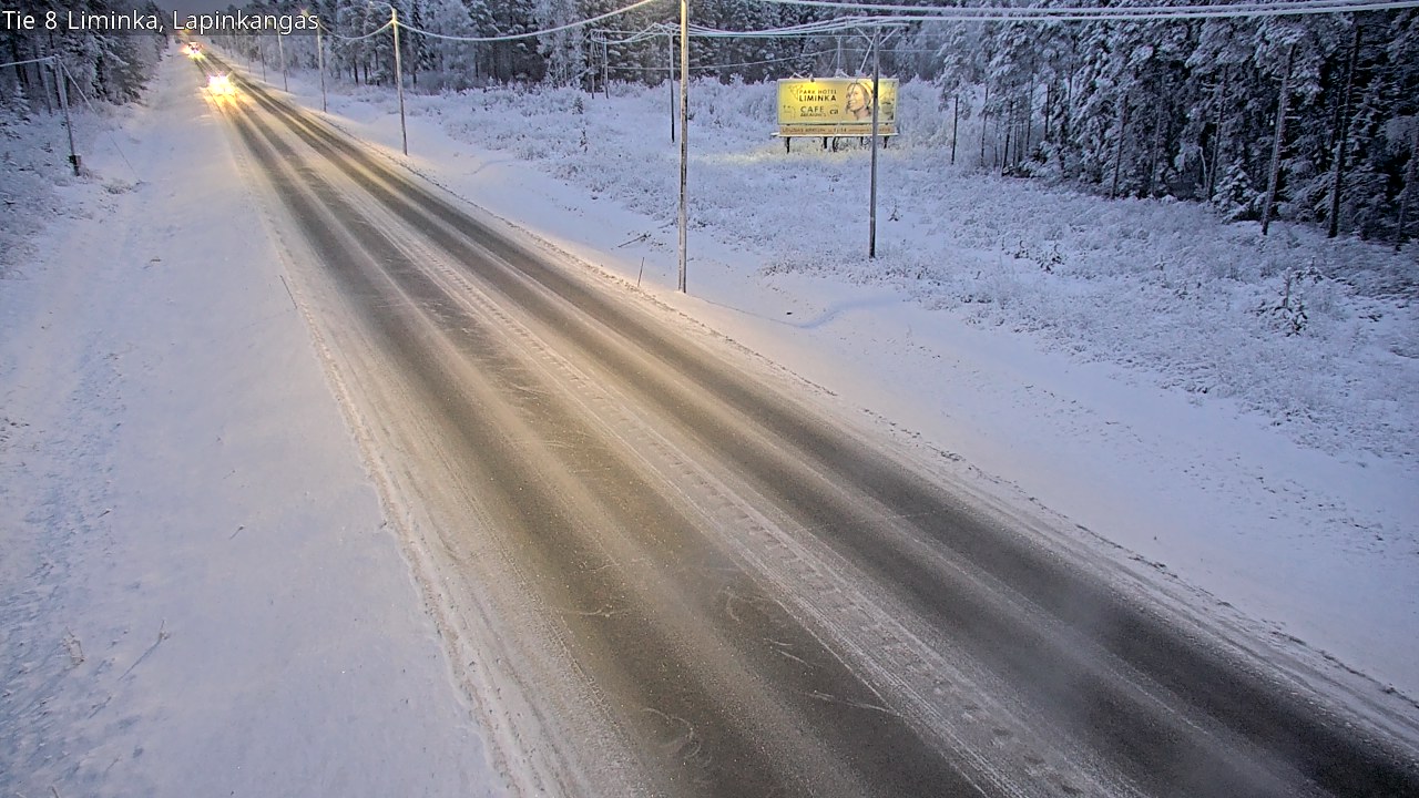 Weather Camera Image Road 8 Liminka, Lapinkangas, Liminka, Pohjois-Pohjanmaa
